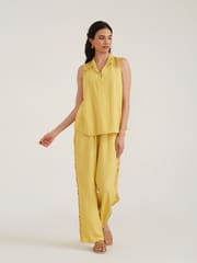 B77 Life - HERA – Embroidered Linen Top
