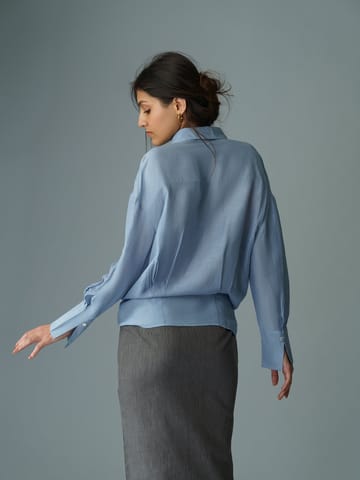 B77 Life - KIYO - Stylish Office Shirt With Patch Pockets