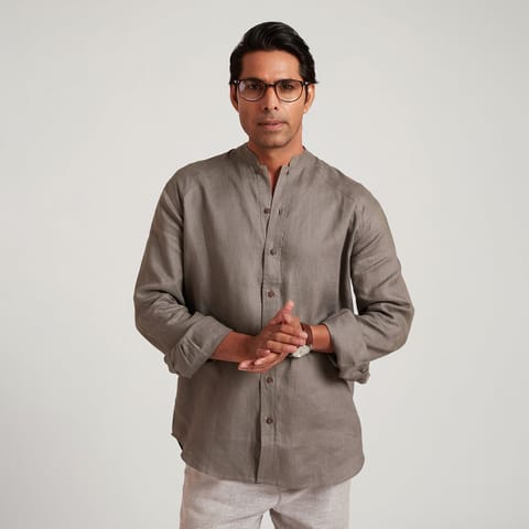 B77 Life - ETHAN - Stylish Semi Formal Linen Shirt