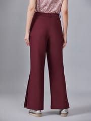 B77 Life - BREE - Organic Cotton Boot Leg Pants with Slit