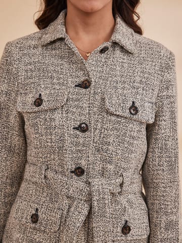 B77 Life - DENIZE - Tweed Jacket with Collar