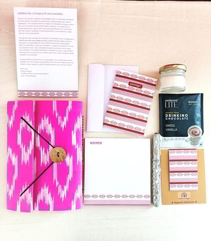 Handmade Ecofriendly Sambalpuri Ikat Themed Diary & other Paper Stationery Gifting Box