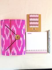 Handmade Ecofriendly Sambalpuri Ikat Themed Diary & other Paper Stationery Gifting Box