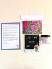 Eco-friendly Handmade Kantha Inspired Diary, Unique Stationary & Self-Care Box Hamper & Self-Care Set