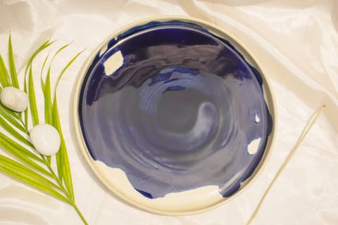 Earthan - Blue White Ceramic Plate
