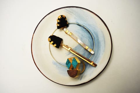 Earthan - Personalized Imperfect Round Jewellery Plate