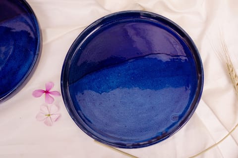 Earthan - Multi Blue Platter