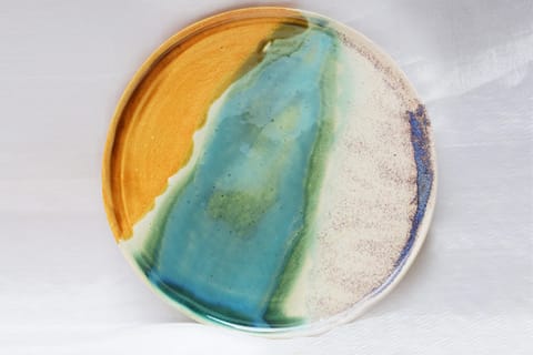 Earthan - Color Stripe Ceramic Plate