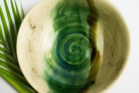 Earthan - Green Stroke Salad Bowl