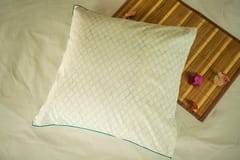 Earthan - Genda phool - Hand block printed cotton cushion cover