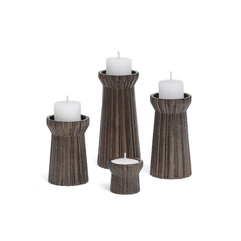 Studio Trataka - Qutub Gold Candle Stand - S