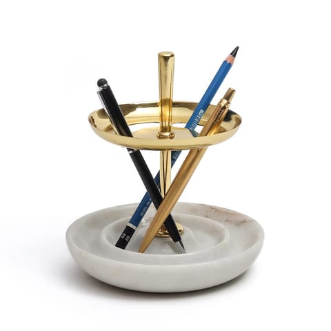 Studio Trataka - Bau Pen Stand - White Pearl