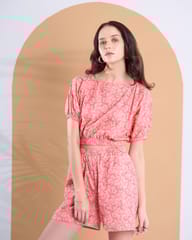 97-MOTIFS - Summer Epiphany Co-ord Set (Peach)
