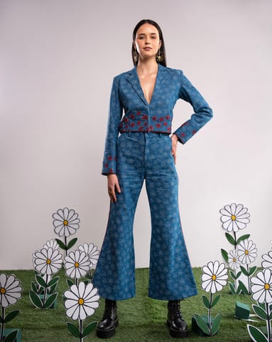 97-MOTIFS - Floral Gaga Pant Suit