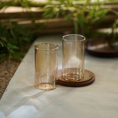 Courtyard-Majuli Gilded Water Glass Set Of 2