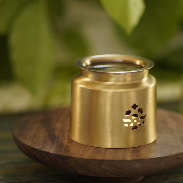 Courtyard-Mogra Aroma Diffuser | Made of Brass