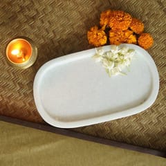 Courtyard-Shweth Pooja Plate