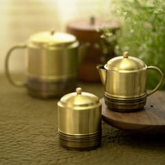 Courtyard-Bhor Tea Set Made of Brass