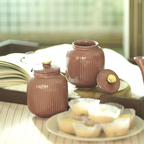 Courtyard-Cheapora Jam Jars Small Set Of 2