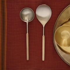 Courtyard-Dariya Curry & Rice Serving Ladle Set of 2