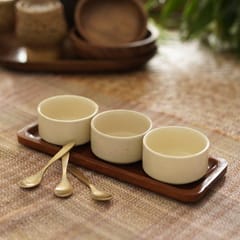 Courtyard-Dwaki Pickle Set With Spoons