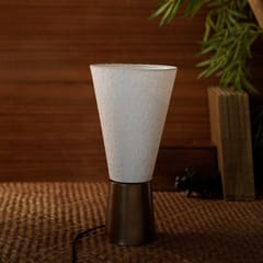 Courtyard-Jai Table Light With White Texture Shade