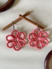 Knots to Node - Brink Pink Earrings