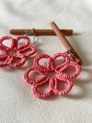 Knots to Node - Brink Pink Earrings