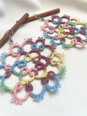 Knots to Node - Marshmallow Delight Earrings