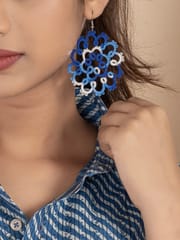 Knots to Node - Indigo Sky Symphony Earrings