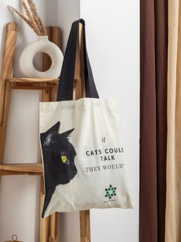 SustainLabel - Cat tote bag