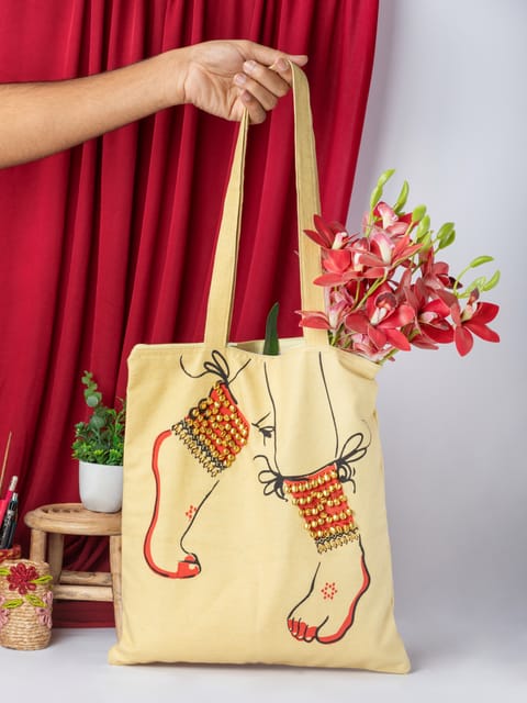 SustainLabel - Dance Bag hand marigold dye
