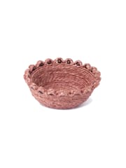 Aame - WaveCrest Jute Basket - Small