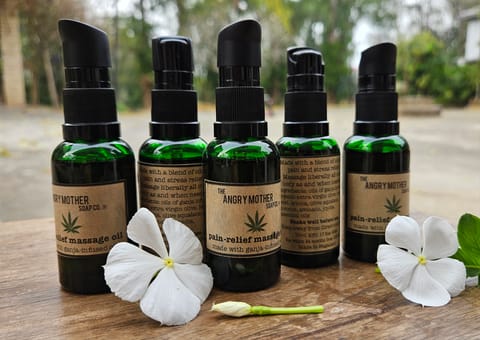 The Angry Mother Soap Co. -Pain-relief Massage Oil