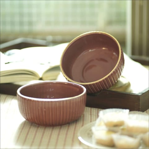 Courtyard-Cheapora Deep Bowls Set Of 2